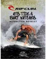 Preview for 1 page of Rip curl 17119 Instruction Booklet