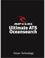 Rip curl ATS Oceansearch Instruction Manual preview