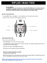 Preview for 3 page of Rip curl MAUI TIDE Manual