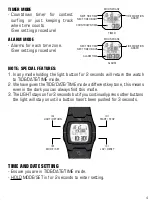 Preview for 4 page of Rip curl Oceansearch Tide Manual