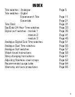 Preview for 3 page of Rip curl Trestles Tide Watch Instruction Bulletin