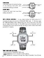 Preview for 12 page of Rip curl Trestles Tide Watch Instruction Bulletin