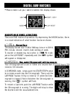 Preview for 35 page of Rip curl Trestles Tide Watch Instruction Bulletin