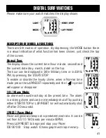 Preview for 41 page of Rip curl Trestles Tide Watch Instruction Bulletin