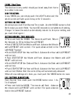 Preview for 43 page of Rip curl Trestles Tide Watch Instruction Bulletin