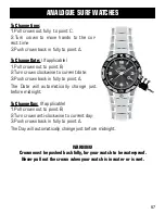 Preview for 57 page of Rip curl Trestles Tide Watch Instruction Bulletin