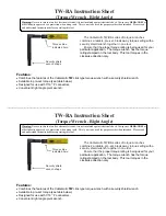 Ripley Cablematic TW-RA Instruction Sheet предпросмотр