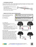 Предварительный просмотр 5 страницы RIPLINE ZIPLINE Instructions And Safety Rules