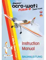 Предварительный просмотр 1 страницы Ripmax Acro Wot Foam-E Instruction Manual