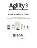 Preview for 1 page of Risco Agility 3 Quick Installation Manual