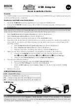 Risco Agility USB RS232 Quick Installation Manual preview