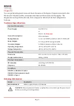 Preview for 6 page of Risco Agility Wireless I/O & X10 Module Installation Instructions Manual