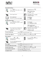 Preview for 2 page of Risco Agility3 Quick User Manual