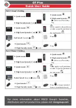 Risco GT Plus Quick User Manual preview