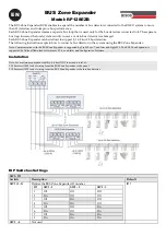 Preview for 1 page of Risco RP128EZB Manual