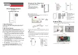 Preview for 1 page of Risco RWX73F Installation Instructions