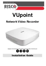 Risco VUpoint RVNVR04 Installation Manual preview