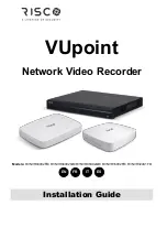 Предварительный просмотр 1 страницы Risco VUpoint RVNVR04002FB Installation Manual