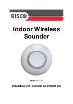 Risco WL S42 Installation And Programming Instructions preview