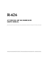 Rise R-626 User Manual preview