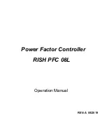 Rish PFC 08L Operation Manual preview
