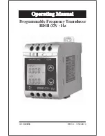 Rishabh RISH CON - Hz Operating Manual preview