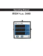 Preview for 1 page of Rishabh RISH Master 3440 Operating Manual