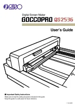 Preview for 1 page of Riso GOCCOPRO QS2536 User Manual