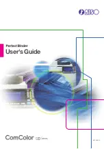 Riso Perfect Binder G10 120 User Manual preview