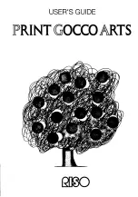 Riso Print Gocco Arts User Manual предпросмотр