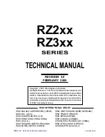 Riso RZ2xx Series Technical Manual preview