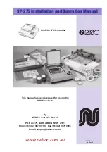 Предварительный просмотр 1 страницы Riso ScreenFax SP-275 Installation And Operation Manual