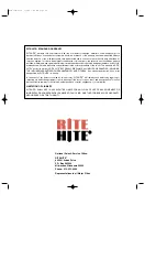 Preview for 44 page of RITE-HITE APB-1000 Manual