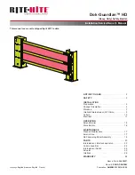 RITE-HITE Dok-Guardian HD Installation/Service/Owner'S Manual предпросмотр