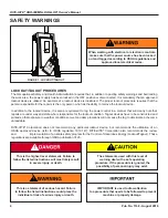 Предварительный просмотр 4 страницы RITE-HITE DOK-LOK VBR-300M Owner'S Manual