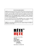 Предварительный просмотр 36 страницы RITE-HITE DOK-LOK VBR-400 Owner'S Manual