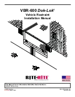 Предварительный просмотр 1 страницы RITE-HITE DOK-LOK VBR-600 Installation Manual