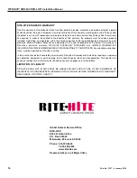 Предварительный просмотр 16 страницы RITE-HITE DOK-LOK VBR-600 Installation Manual