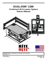 RITE-HITE DUAL-DOK 2200 Owner'S Manual preview