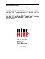 Предварительный просмотр 84 страницы RITE-HITE DUAL-DOK 2200 Owner'S Manual