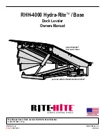 RITE-HITE Hydra-Rite RHH-4000 Owner'S Manual предпросмотр