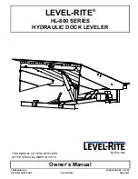 RITE-HITE LEVEL-RITE HL-800 Series Manual предпросмотр