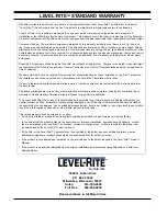 Preview for 28 page of RITE-HITE LEVEL-RITE LRL Series Owner'S Manual