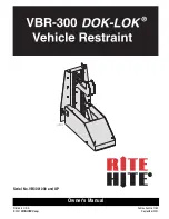 RITE-HITE VBR-300 Dok-Lok Owner'S Manual предпросмотр