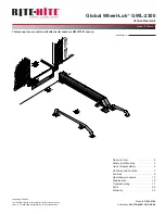 Предварительный просмотр 1 страницы RITE-HITE Wheel-Lok GWL-2300 Owner'S Manual