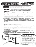 Preview for 2 page of ritetemp 8029B Install Manual