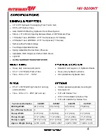 Preview for 11 page of RITEWAY HH-8200NT Operator'S Manual