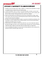 Preview for 13 page of RITEWAY HH-8200NT Operator'S Manual