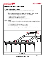 Preview for 27 page of RITEWAY HH-8200NT Operator'S Manual