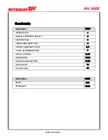 Preview for 5 page of RITEWAY RH-9222 Operator'S Manual & Parts